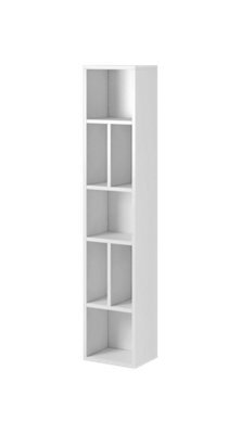 Arte Minimalist Toledo 88 Bookcase 32Cm - Pure White Matt: Sleek Storage For Contemporary Interiors - image 1