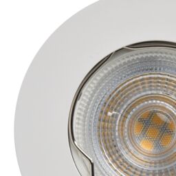 White Non-Adjustable Led Neutral White Downlight 3.1W Ip20, Pack Of 10 - thumbnail 5
