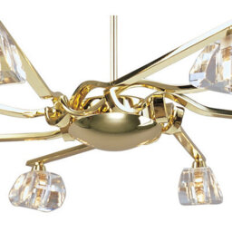 Luminosa Lighting Luminosa Alfa Pendant 8 Light G9, Polished Brass - thumbnail 5