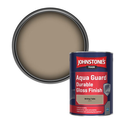 Johnstone's Trade Wood & Metal Aqua Guard Durable Gloss Paint Writing Table (Ppg1077-4) 1L - image 1