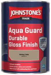Johnstone's Trade Wood & Metal Aqua Guard Durable Gloss Paint Writing Table (Ppg1077-4) 1L - thumbnail 2