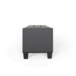 Gfw Verona Faux Leather Storage Ottoman Bench Black - thumbnail 9