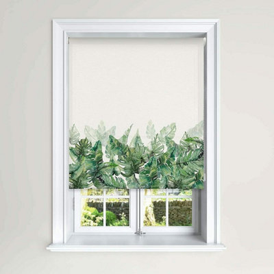 Lister Cartwright Blackout Roller Blinds Child Safety Included Beautiful Design, Climbing Leaves , 120 X 140 Cm - image 1