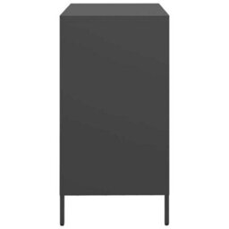Berkfield Sideboard Black 68X39X73.5 Cm Cold-Rolled Steel - thumbnail 6