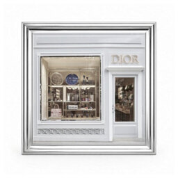Home Luxe Interiors Dior Maison Boutique Silver Step Frame 40X40Cm Luxury Wall Art Decor - thumbnail 3