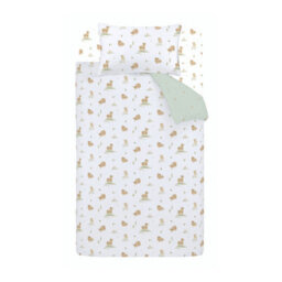 Bianca Mini Moo Cow Reversible Cotton Junior Duvet Cover Set With Pillowcase White - thumbnail 5