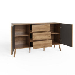 Gfw Rowan Large Sideboard Cabinet Oak - thumbnail 3