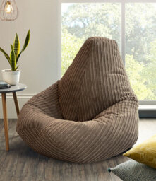 Beautiful Beanbags Childrens Highback Jumbo Cord Beanbag Ready Filled Bean Bags - thumbnail 1