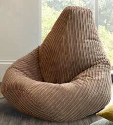Beautiful Beanbags Childrens Highback Jumbo Cord Beanbag Ready Filled Bean Bags - thumbnail 2