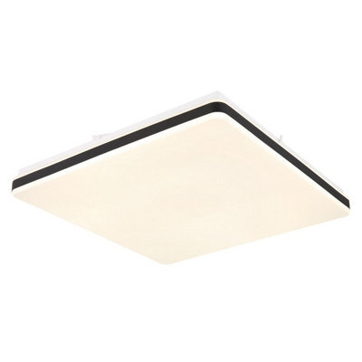Luminosa Lighting Luminosa Ully Decorative Flush Ceiling Light White Matt Led Dimmable 2700-6500K Remote Control Timer Tuya Smart - image 1