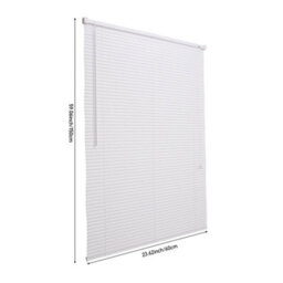 Living And Home White Pvc Pleated Blind Plisse Blind  60 X 150Cm - thumbnail 6