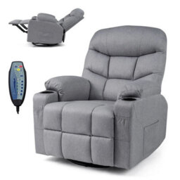 Recliner Chair Rocking Chair With Massage & Heat - thumbnail 4