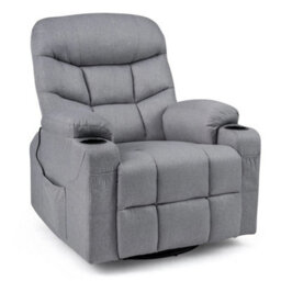 Recliner Chair Rocking Chair With Massage & Heat - thumbnail 1