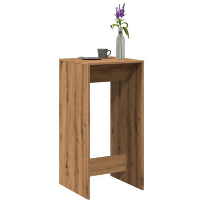 Walplus Bar Table Artisan Oak 51X50X103.5 Cm Engineered Wood - image 1