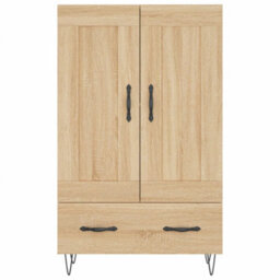Berkfield Highboard Sonoma Oak 69.5X31X115 Cm Engineered Wood - thumbnail 5