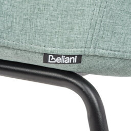 Beliani Set Of 2 Dining Chairs Belfield Fabric Mint Green - thumbnail 8