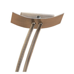 Luminosa Lighting Luminosa Pietra Linear Pendant 2 Arm 4 Light G9, Antique Brass - thumbnail 3