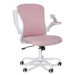 Fabric Ergonomic Office Chair 30 Rocking Pink - thumbnail 1