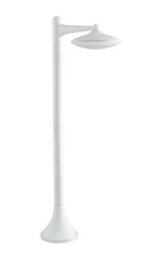 Luminosa Lighting Luminosa Alyson Outdoor 91Cm Led Bollard White, Ip44 800Lm 4000K 91X28Cm