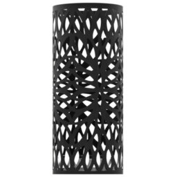 Vidaxl Umbrella Stand Leaves Steel Black - thumbnail 2