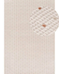 The Rugs Carmel Cream/terra Dots Area Rug And Runner Non Shedding, Stain Resistant, Soft - thumbnail 2