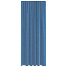 Berkfield Durable Voile Curtains With Rod Pockets 2 Pcs Royal Blue - thumbnail 4