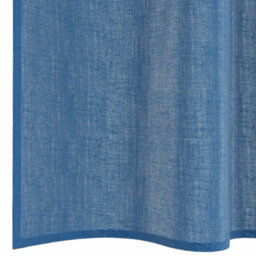 Berkfield Durable Voile Curtains With Rod Pockets 2 Pcs Royal Blue - thumbnail 6