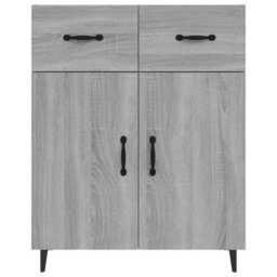 Berkfield Classic Sideboard Grey Sonoma 69.5X34X90 Cm Engineered Wood - thumbnail 5