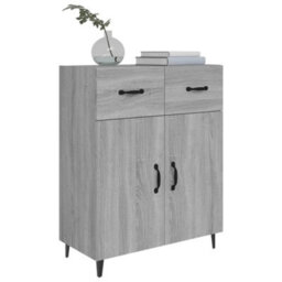 Berkfield Classic Sideboard Grey Sonoma 69.5X34X90 Cm Engineered Wood - thumbnail 4