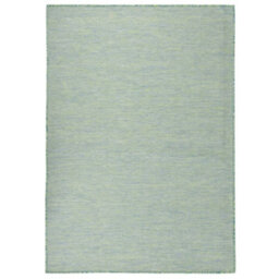 Berkfield Durable Outdoor Flatweave Rug 200X280 Cm Turquoise - thumbnail 2