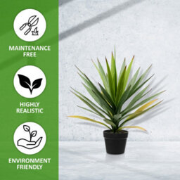 Crystals 50Cm Artificial Agave Tree  Fake Potted Plant For Indoor Décor - thumbnail 5