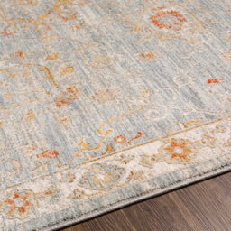 Livabliss Avant Garde-Vintage Beige Blue Brown Traditional Boho Fringe Living Dining Bedroom Rug 200 X 290 Cm Easy Care, Non Shedding - thumbnail 3