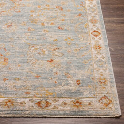 Livabliss Avant Garde-Vintage Beige Blue Brown Traditional Boho Fringe Living Dining Bedroom Rug 200 X 290 Cm Easy Care, Non Shedding - thumbnail 5