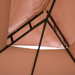Outsunny 4M X 3(M) Outdoor 2-Tier Steel Frame Gazebo W/ Curtains Outdoor Garden - thumbnail 9