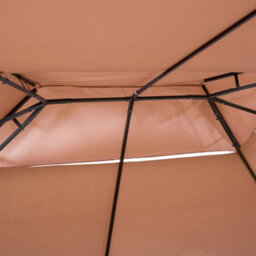 Outsunny 4M X 3(M) Outdoor 2-Tier Steel Frame Gazebo W/ Curtains Outdoor Garden - thumbnail 8