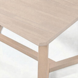 Furniturebox Uk Lulworth Whitewashed Wood Dining Table 4 Cream Beaumont Chairs - thumbnail 5