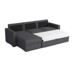Tokio D Corner Sofa Bed With Storage Modern Reversible Design Comfortable Living Room Furniture Brown - thumbnail 4
