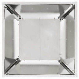 Berkfield Garden Pillar Planter With Bowl 40X40X100 Cm Galvanised Steel - thumbnail 6