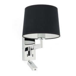 Luminosa Lighting Luminosa Artis Reading Light Wall Light Chrome, E27