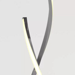 Artika Chrome Swirl Led Floor Lamp 1750 Lumens Modern Dimmable Standing Light - thumbnail 7