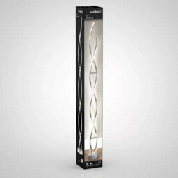 Artika Chrome Swirl Led Floor Lamp 1750 Lumens Modern Dimmable Standing Light - thumbnail 4