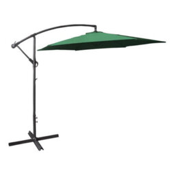 Gardenkraft 14860 3M Green Outdoor Cantilever Banana Garden Parasol - thumbnail 1