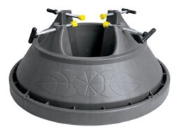 Garden Pride Grey Round Plastic Christmas Tree Stand - The Volcano 7