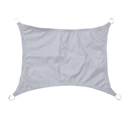 Sundaze 4X5M Rectangle Grey Sun Shade Sail Outdoor Garden Patio Sunscreen Uv Block With Free Rope - image 1