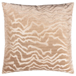 Paoletti Tierra Cut Velvet Cushion Cover - thumbnail 1