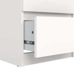 Tvilum Esla Matt White No Effect 5 Drawer Tall Chest (H)1113mm (W)404mm (D)500mm - thumbnail 7