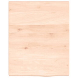 Berkfield Wall Shelf 40X50X2 Cm Untreated Solid Wood Oak - thumbnail 2