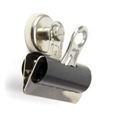 Heavy Duty Grip Clip Magnet For Fridge, Whiteboard, Noticeboard, Filing Cabinet, Warehouse, Office - 70mm Wide - 34Kg Pull