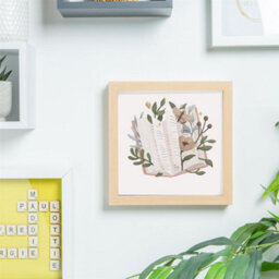 "Nicola Spring 8 X 8"" Photo Frame - Light Wood - 3D Photo Frame Picture Frame Box Portrait Display Case (22.5 X 22.5Cm)" - thumbnail 5
