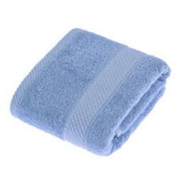 Homescapes Turkish Cotton Light Blue Hand Towel - thumbnail 5